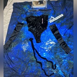 NWT Dolls Kill Trickz N' Treatz Bounty Hunter Babe Costume Set XL